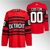 Men's Detroit Red Wings Custom Red 2022-23 Reverse Retro Stitched Jersey,baseball caps,new era cap wholesale,wholesale hats